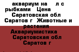 аквариум на 65 л с рыбками › Цена ­ 3 700 - Саратовская обл., Саратов г. Животные и растения » Аквариумистика   . Саратовская обл.,Саратов г.